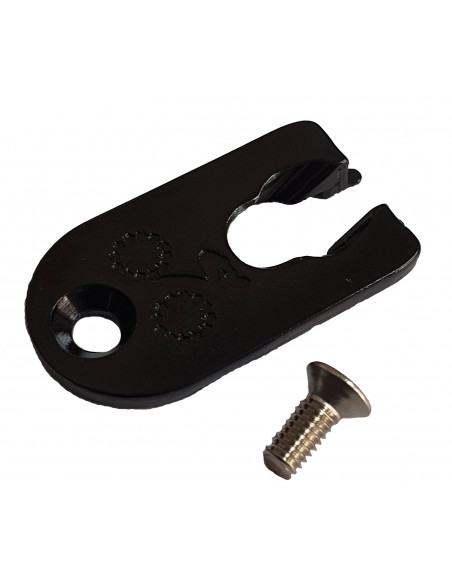 Lock till elcykelram för kabelgenomföring