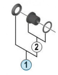 Skruv fc-m4000 för vevarm för octalink shimano