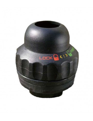 Styrlager med vridlås för 1 1/8 tum