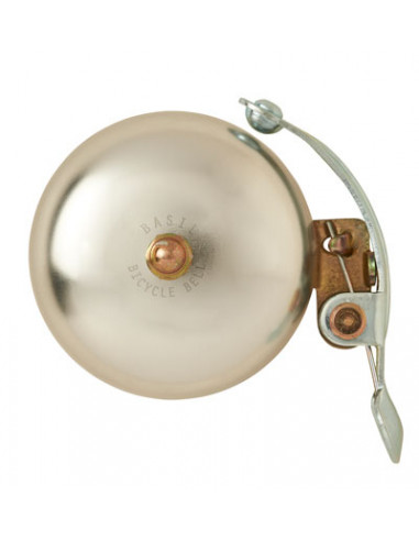 Ringklocka retro mässing silver spectra