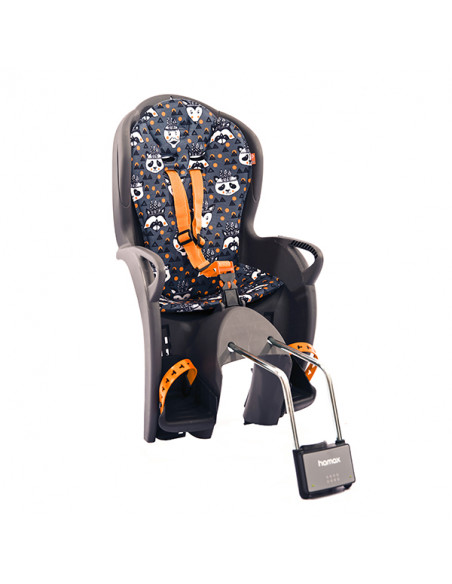 Barnsits kiss grå/blå ramfäste hamax