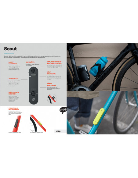 Larm och tracker scout apple knog