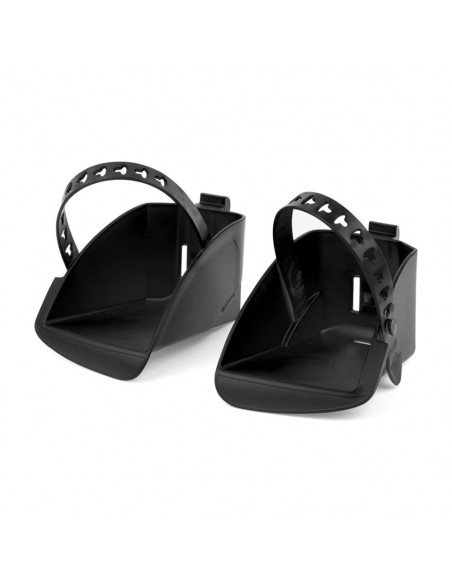 Fotstöd svart för bla. polisport barnsits