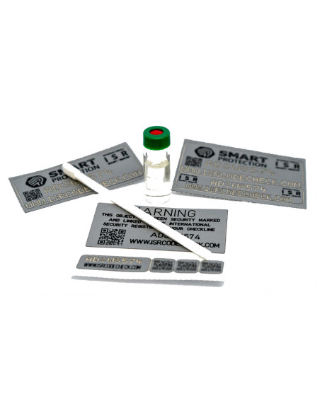 Dna / isr-märkning stöldskydd för bla. cykel & barnvagnar mm. inkl. försäkring