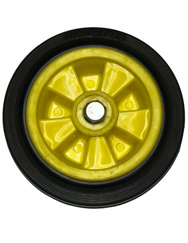 Hjul nylon 172/50-80 med helgjutet däck för transportvagn mm.