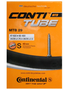 Slang 29 tum (47/62-622) presta 42 mm continental
