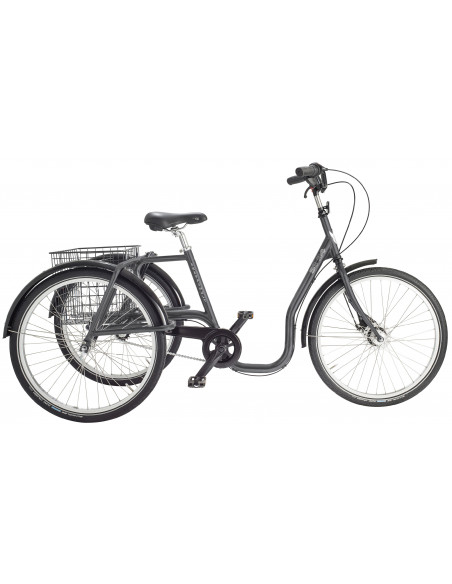 Skeppshult Trehjuling 2 hjul bak 24 tum