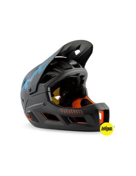 Hjälm parachute 56-58 cm med mips svart/petrol met