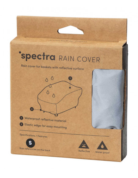 Regnskydd large reflekterande för bla. maxi korg spectra