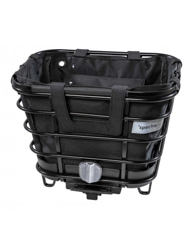 Cykelkorg carryon maxi med avs fäste svart spectra