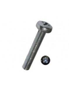 Skruv M3 x 6 mm stjärna h-form galvad för bla. lock under elsparkcykel