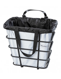 Cykelkorg carryin svart med shoppingväska spectra