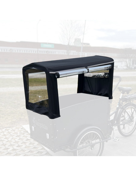 Kapell 4-barn square premium classic / delight med fyrkantig låda cargobike