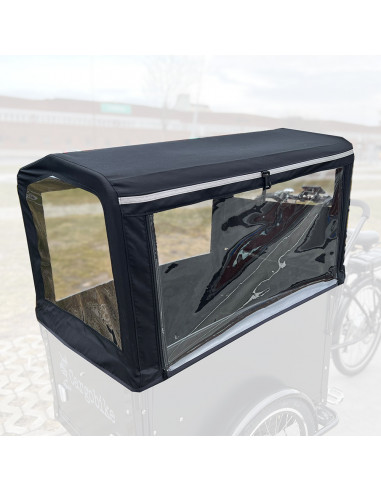 Kapell 4-barn square premium classic / delight med fyrkantig låda cargobike