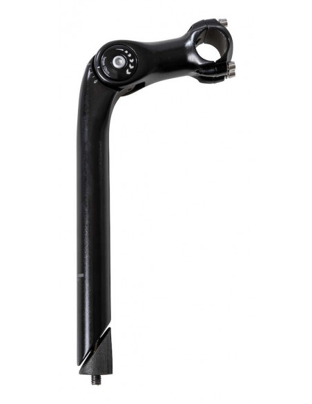 Styrstam 25,4 mm ställbar blank svart