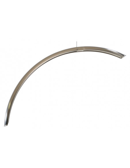 Framskärm 28 tum 52 x 622 mm silver