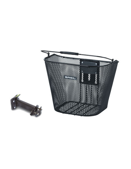 Korg fram avtagbar finmaskig svart basil