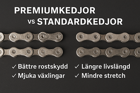 Premiumkedjor vs standardkedjor – är skillnaden värd priset? 