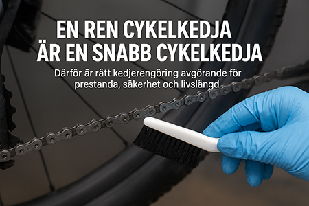 En ren cykelkedja är en snabb cykelkedja.